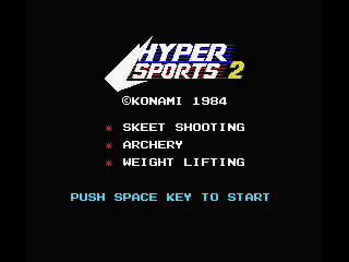 Hyper Sports 2 screenshot 3 for MSX